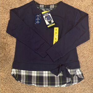 NWT IZOD Long Sleeve Top Blouse